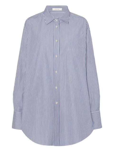 The Row stripe-pattern cotton shirt