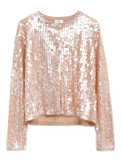 CELINE Celine Women Embroidered Silk Cardigan