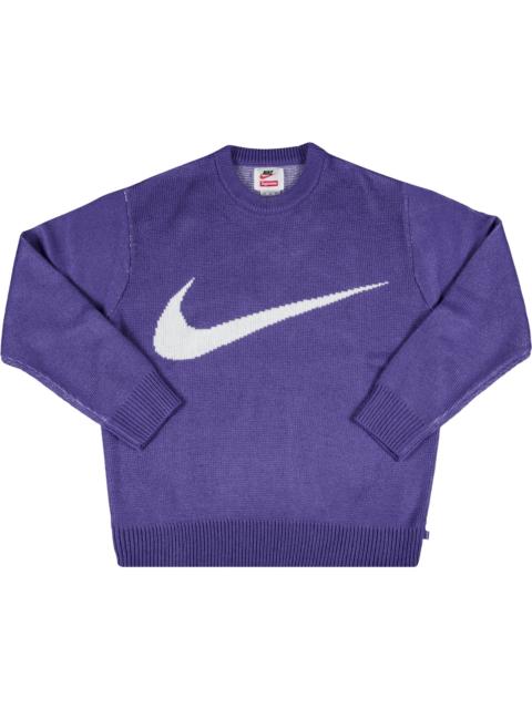 Supreme Supreme x Nike Swoosh Sweater 'Purple'