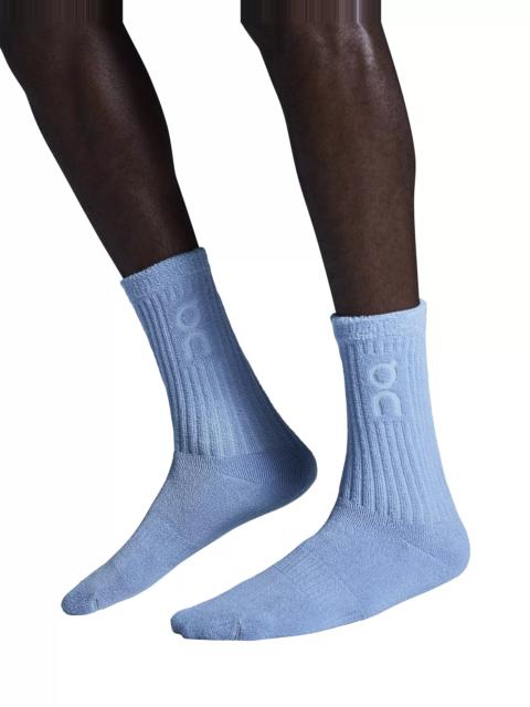 On On Adult Terry Crew Socks