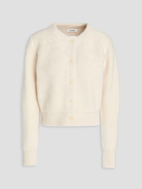 Sandro Bouclé-knit cardigan