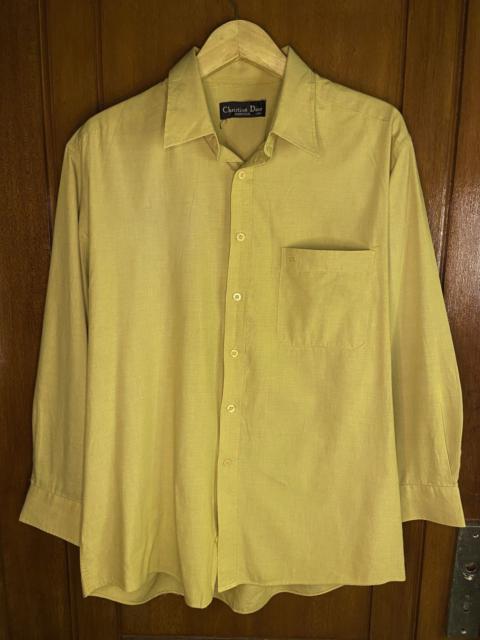 Other Designers Vintage Christian Dior Monsieur Mustard Button Ups Shirts