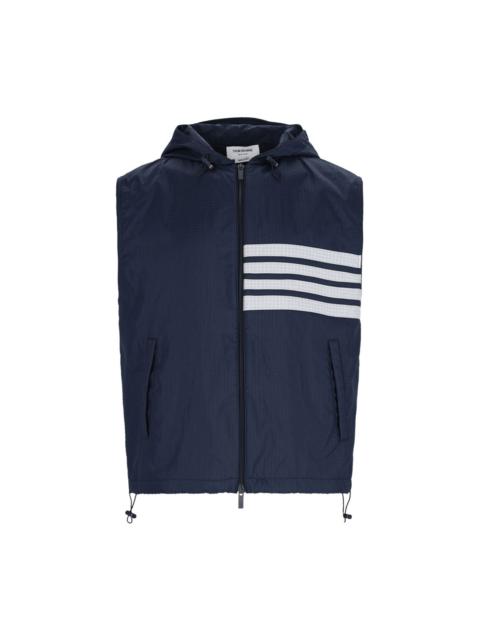 Thom Browne '4-BAR' HOODED VEST