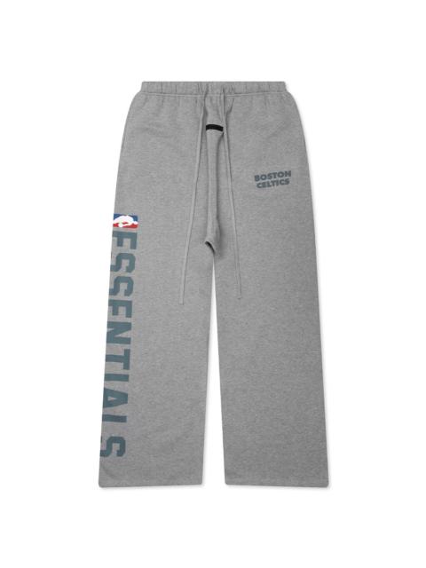 ESSENTIALS FEAR OF GOD ESSENTIALS X NBA CELTICS LOUNGE SWEATPANT - CONCRETE HEATHER