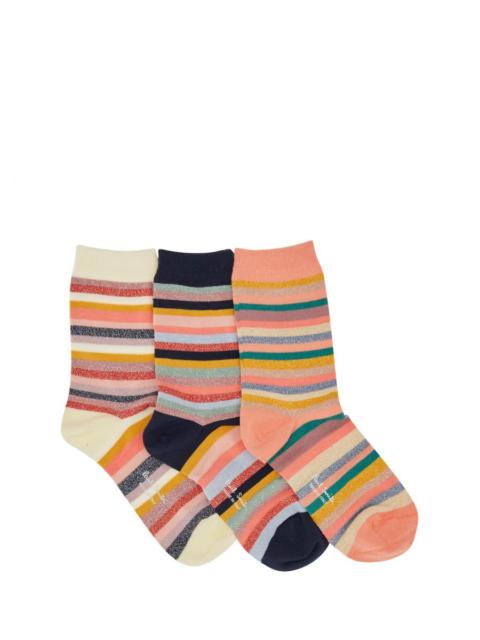 Paul Smith Paul Smith Women 3-Pack Socks "Signature Stripe"