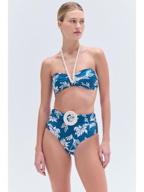 PatBO ARTICHOKE HIGH WAIST BIKINI BOTTOM