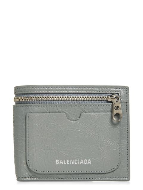 BALENCIAGA Balenciaga Superbusy Square Folded Wallet in 1108 Balenciaga Grey at Nordstrom