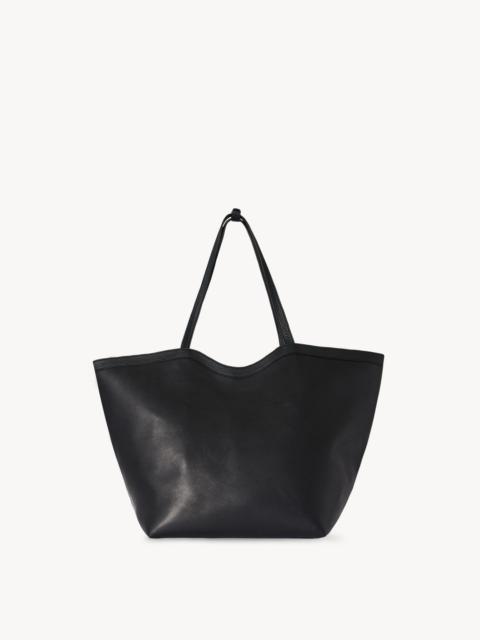 The Row XL Stitched Park Tote Bag in Leather