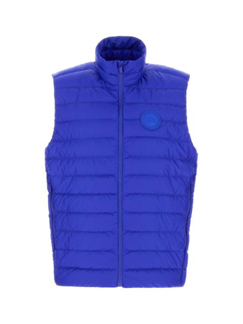 Canada Goose Electric blue polyester sleeveless Stratus down jacket