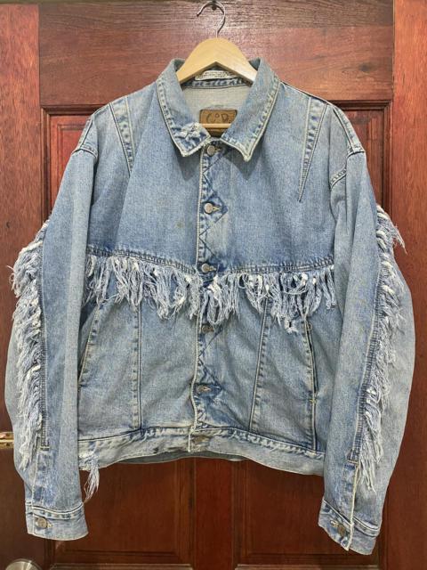 Other Designers Japanese Brand - Made In Japan Vintage Code Bleu Fringe Cowboy Denim Trucker