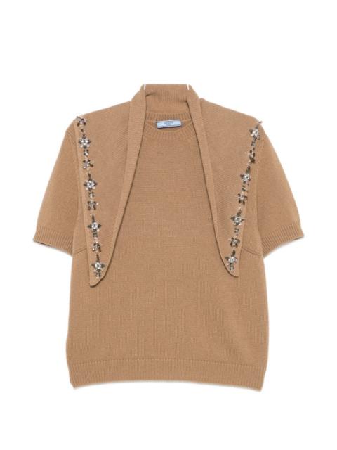 Prada Prada Women Cashmere Crewneck Sweater