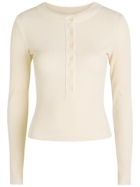 Citizens of Humanity Citizens OF Humanity Varra Henley Ribbed-knit top