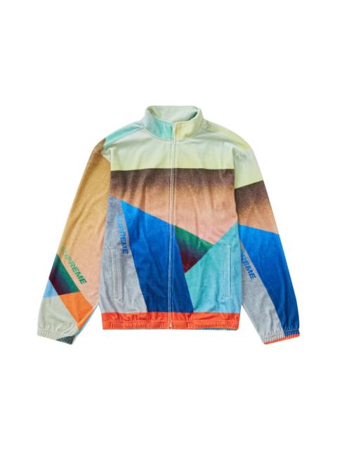 Supreme Supreme Geo Velour Track Jacket Multicolor