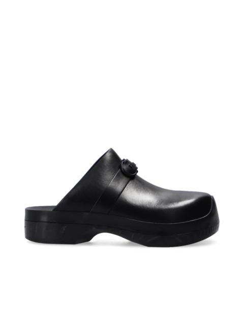 FERRAGAMO Salvatore Ferragamo Nope Leather Slides Women
