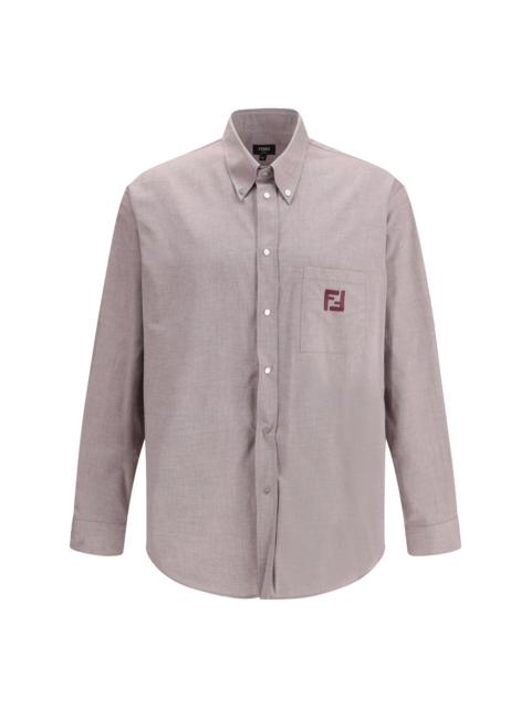 FENDI Fendi Men Oxford Cotton Shirt
