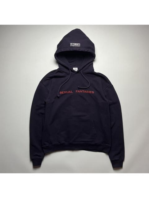 VETEMENTS VETEMENTS AW17 "Sexual Fantasies" Hoodie
