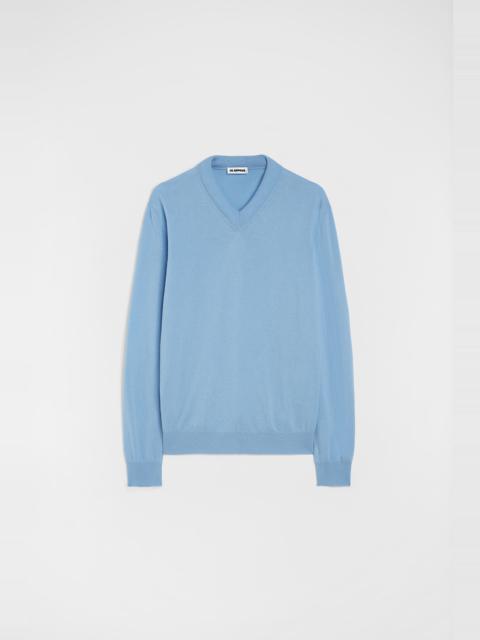 Jil Sander Lightweight Wool V-Neck Sweater