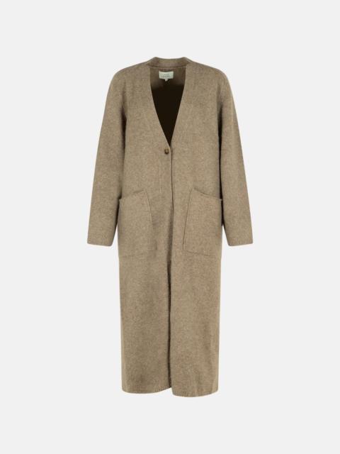 Loulou de Saison WOOL BLEND CENERE MELANGE CARDIGAN