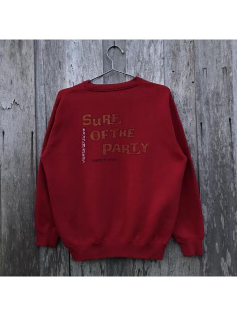 Other Designers Vintage - Vintage SWEET-ORR Surf Of The Party Spell Out Sweatshirt