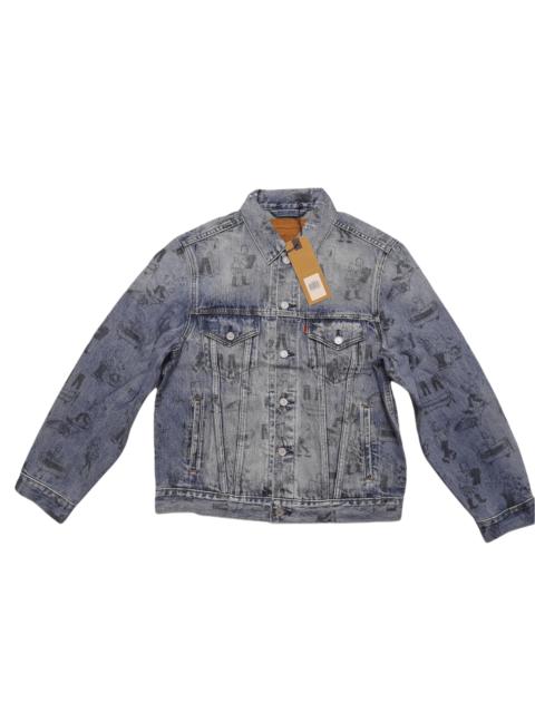 Levi's Levis R Distressed Trucker Denim (D772)