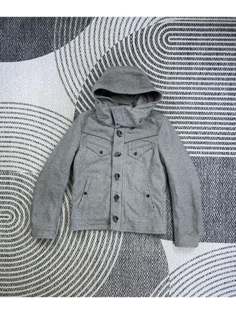 Other Designers Vintage HIDEAWAYS Hooded Peacoat Heavy Jacket