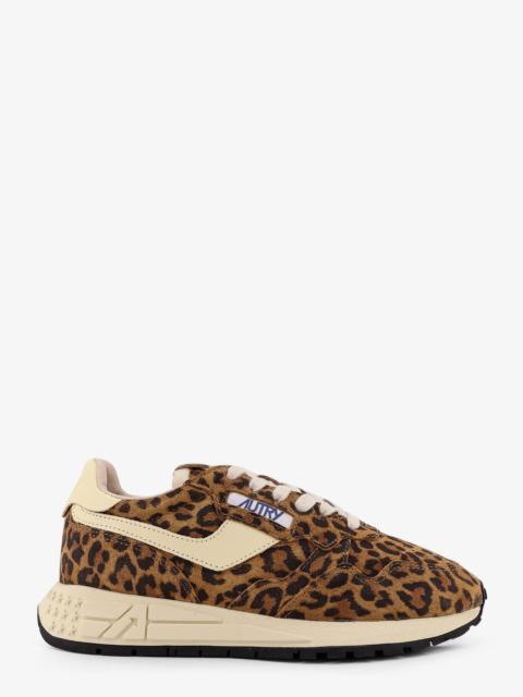AUTRY Autry Reelwind Low Animal Print Suede Sneakers