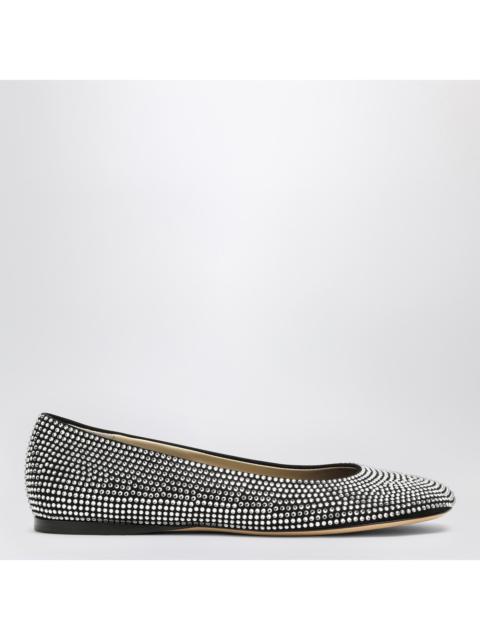 Loewe Loewe Ballerina Toy Black Leather And Rhinestones Women