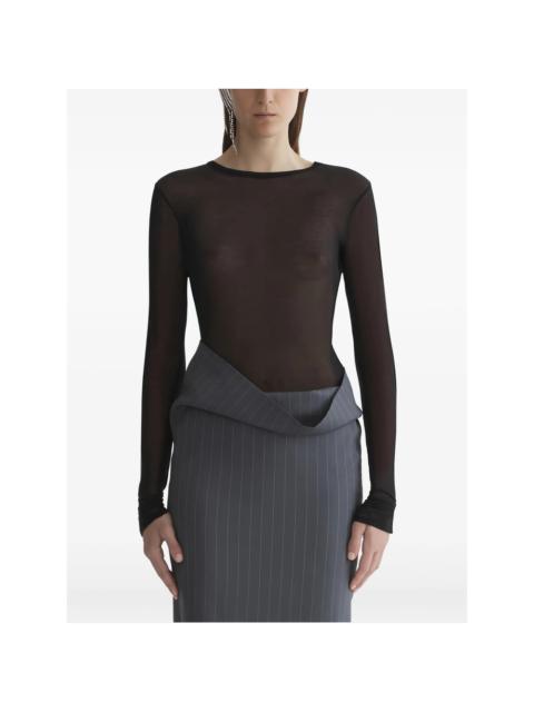 MUGLER Mugler Black Tops - T-Shirts & Jerseys Women