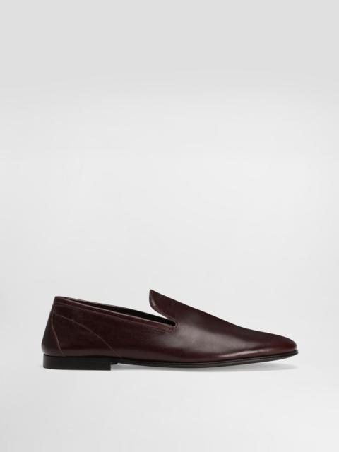 Dolce & Gabbana Erice leather slippers