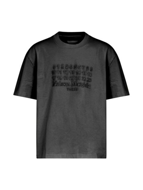 Maison Margiela LOGO-EMBROIDERED COTTON T-SHIRT