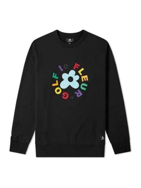 Converse Converse x Golf Le Fleur Crew Sweatshirt 'Black' 10009027-A01