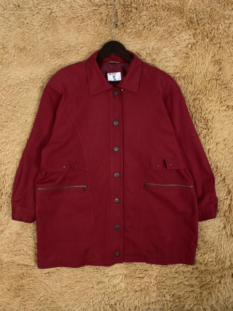 Other Designers Japanese Brand - Vintage Planer Button Long Jacket PJ2433