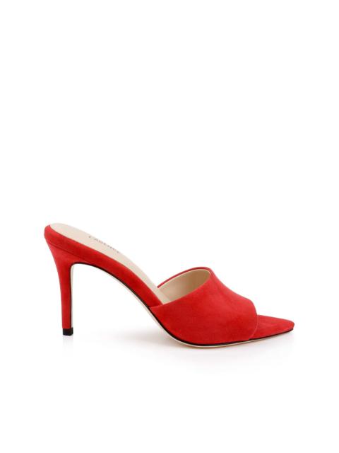L'AGENCE Lolita Suede Open-Toe Mule