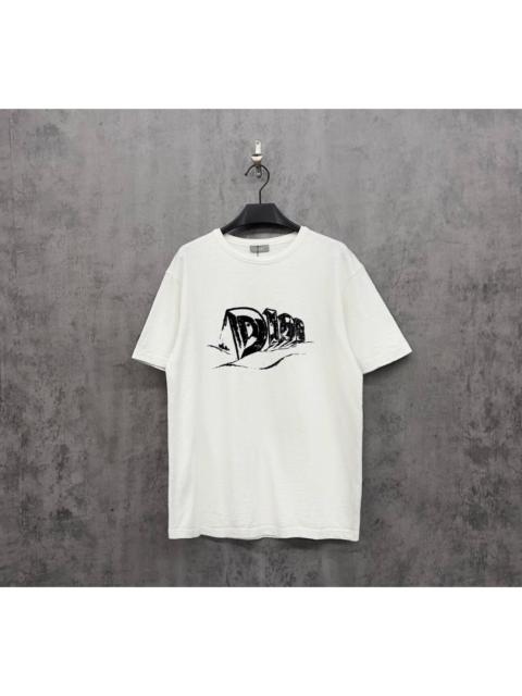 Dior Dior flocked 3D logo bamboo cotton short-sleeved shirt