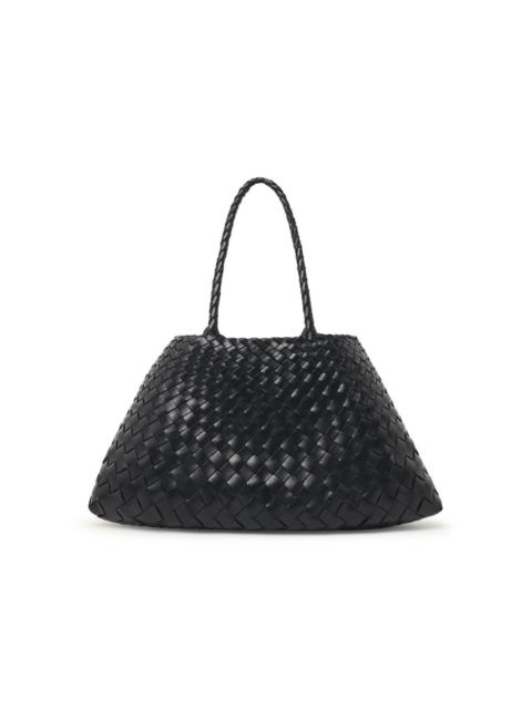 DRAGON DIFFUSION Dragon Diffusion 'Santa Croce Big' Black Leather Bag Women