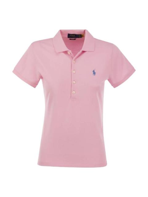 Polo Ralph Lauren Polo Ralph Lauren Julie Slim Fit Cotton Polo Shirt