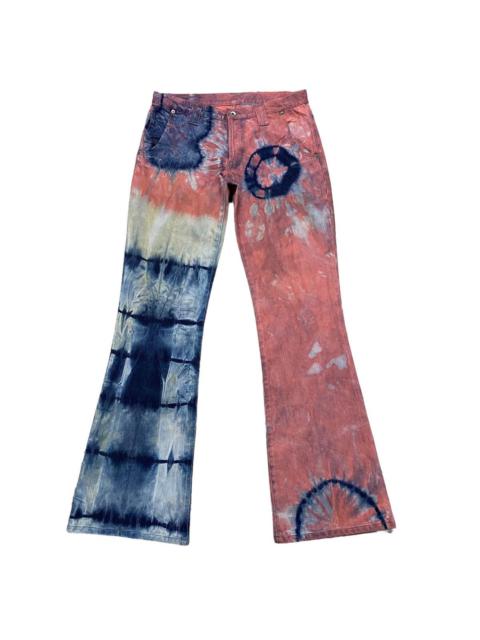 Other Designers If Six Was Nine - Veronica Led Rechwe Denim Flare Jeans Bohemian Bleach