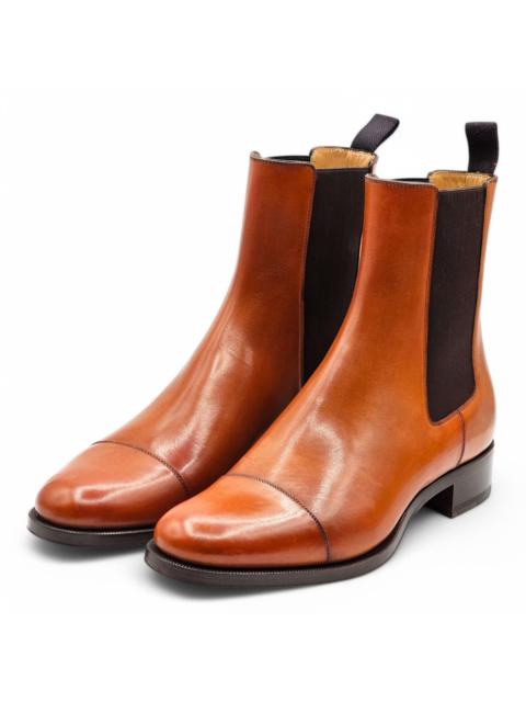 Christian Louboutin Antonio Chelsea Boots - Leather - Brown - EU 41 / US 8 $1350
