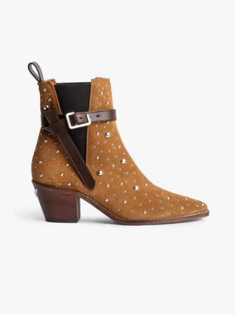 Zadig & Voltaire Tyler Dream Studs Ankle Boots