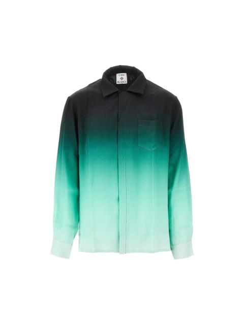 CASABLANCA 'PING PONG' JACQUARD SILK SHIRT