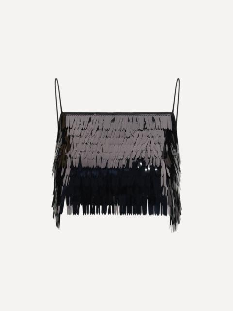 self-portrait Sequin Top