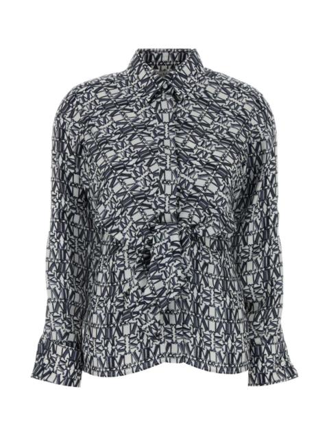 Max Mara Max Mara Women Printed Silk Marte Shirt