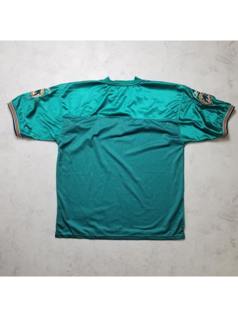 Reebok Miami Dolphins Jersey Blank Fins Teal Sewn Men's Size 56