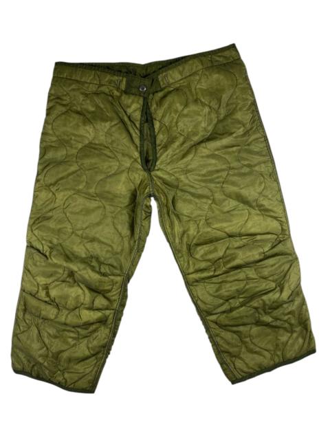 ALPHA INDUSTRIES Vintage 1974 US Army Quilted M51 Liner Pants