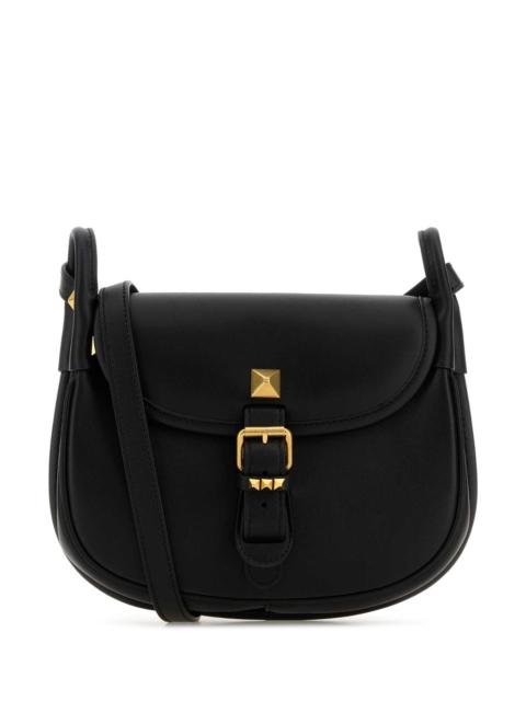 Valentino Valentino Garavani Women Black Leather Flaneuse Crossbody Bag