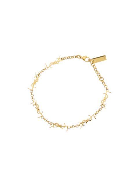 SAINT LAURENT Saint Laurent Cassandre Multi-Charm Bracelet