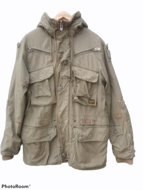 Other Designers Military - G-Star Raw 3301 Hoodie Multipocket Military Jacket