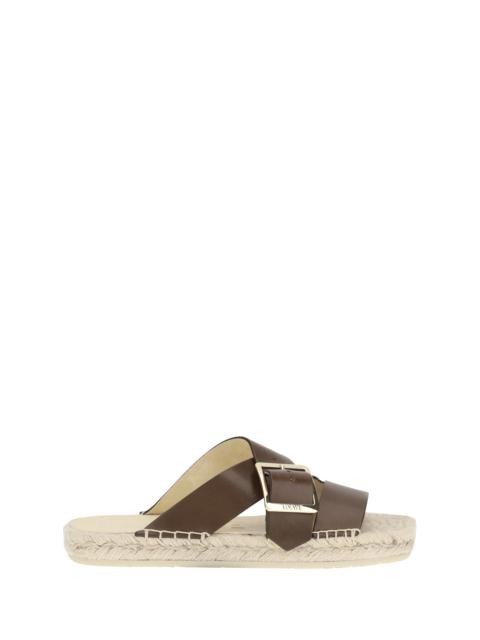 Loewe Women Leather Petal Espadrilles