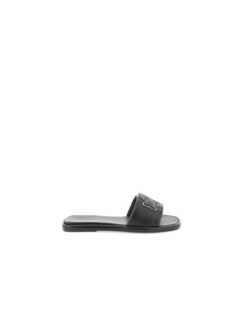 Tory burch double t leather slides Size US 6 for Women