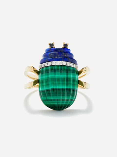 Yvonne Léon 9ct Gold Scarab Ring